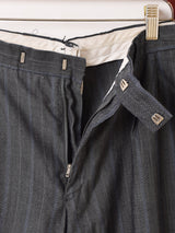 ストライプ スラックス W34