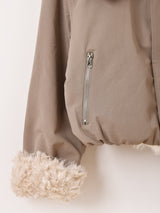 【2色展開】Meridian ビッグファーカラー ジャケット