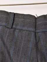 ストライプ スラックス W34