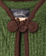 【3色展開】Meridian チャイナカラー パイピング カーディガン