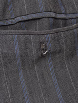 ストライプ スラックス W34