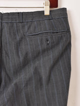 ストライプ スラックス W34