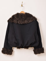 【2色展開】Meridian ビッグファーカラー ジャケット