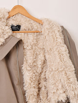 【2色展開】Meridian ビッグファーカラー ジャケット