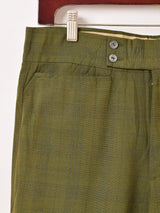 アメリカ製 チェック柄 スラックス W32