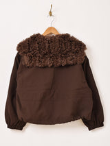 【2色展開】Meridian ビッグファーカラー ジャケット