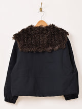 【2色展開】Meridian ビッグファーカラー ジャケット