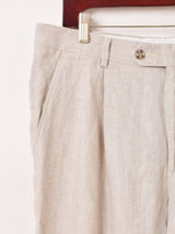 "Paul Fredrick" リネン スラックス W36