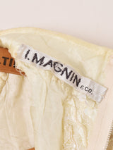 ”I.MAGNIN” スパンコール ノースリーブドレス