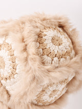 【2色展開】グラニー×ファー ニットハット