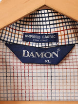 70's ”DAMON” チェック柄 長袖シャツ