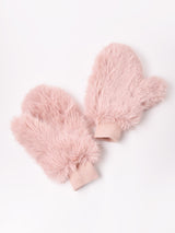 【3色展開】フェイクファー ミトン