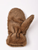 【2色展開】フェイクファー ミトン