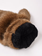 【2色展開】フェイクファー ミトン