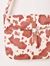 カウ柄 ハラコタッチ ショルダーバッグ