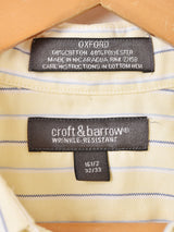 "Croft&Barrow" ストライプ 長袖シャツ