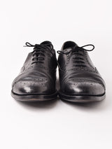 Made in England John Lobb Bespoke Semi brogue Oxford Shoes