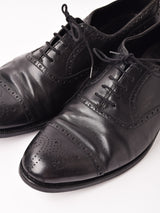 Made in England John Lobb Bespoke Semi brogue Oxford Shoes
