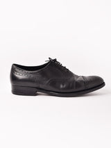 Made in England John Lobb Bespoke Semi brogue Oxford Shoes