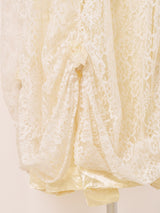 80's Made In USA "GUNNE SAX" 半袖 レース ロングドレス