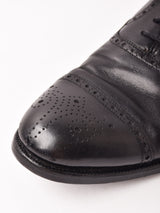 Made in England John Lobb Bespoke Semi brogue Oxford Shoes