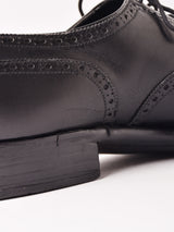 Made in England John Lobb Bespoke Semi brogue Oxford Shoes