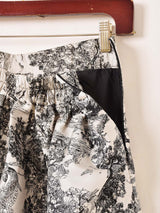 Meridian アニマル柄 ジャガード スカート