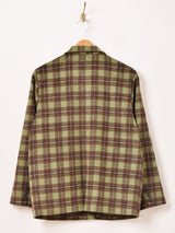 【2色展開】Meridian チェック柄 テーラードジャケット