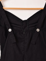 【2色展開】Meridian レースアップ ミニ キャミソールワンピース