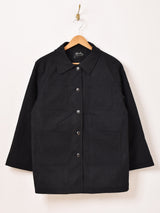 【2色展開】Meridian フェイクスエード カバーオールジャケット