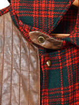 チェック柄 ジャケット パンツ W37 セットアップ