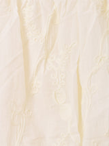 Meridian テープ刺繍 バルーン キャミソール