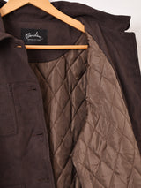 【2色展開】Meridian フェイクスエード カバーオールジャケット