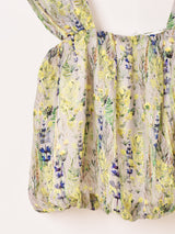 Meridian 花柄 バルーン キャミソール