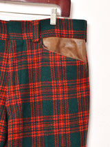 チェック柄 ジャケット パンツ W37 セットアップ