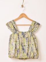 Meridian 花柄 バルーン キャミソール