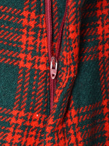 チェック柄 ジャケット パンツ W37 セットアップ