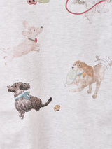 犬 プリントTシャツ
