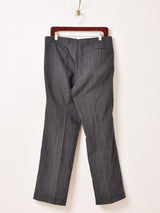 ストライプ スラックス W34