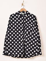 【2色展開】Backers ドット柄 長袖シャツ
