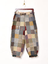 アイルランド製 パッチワーク ジョガーパンツ