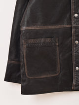 【2色展開】Emerald Motel カバーオールタイプ レザージャケット