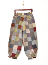 アイルランド製 パッチワーク ジョガーパンツ