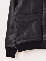 Backers ラムレザー A-2タイプ フライトジャケット