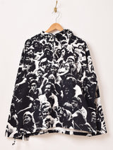 【2色展開】Backers 総柄 ウッドストック アノラックパーカー