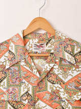 40's〜50's "BIRD OF PARADISE" Open Collar Shirt