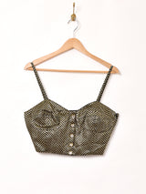 ゴールド×ブラック ビスチェ