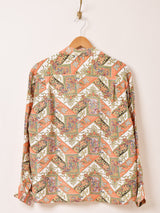 40's〜50's "BIRD OF PARADISE" Open Collar Shirt