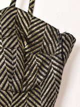 ゴールド×ブラック ビスチェ