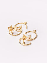 S字デザイン ピアス